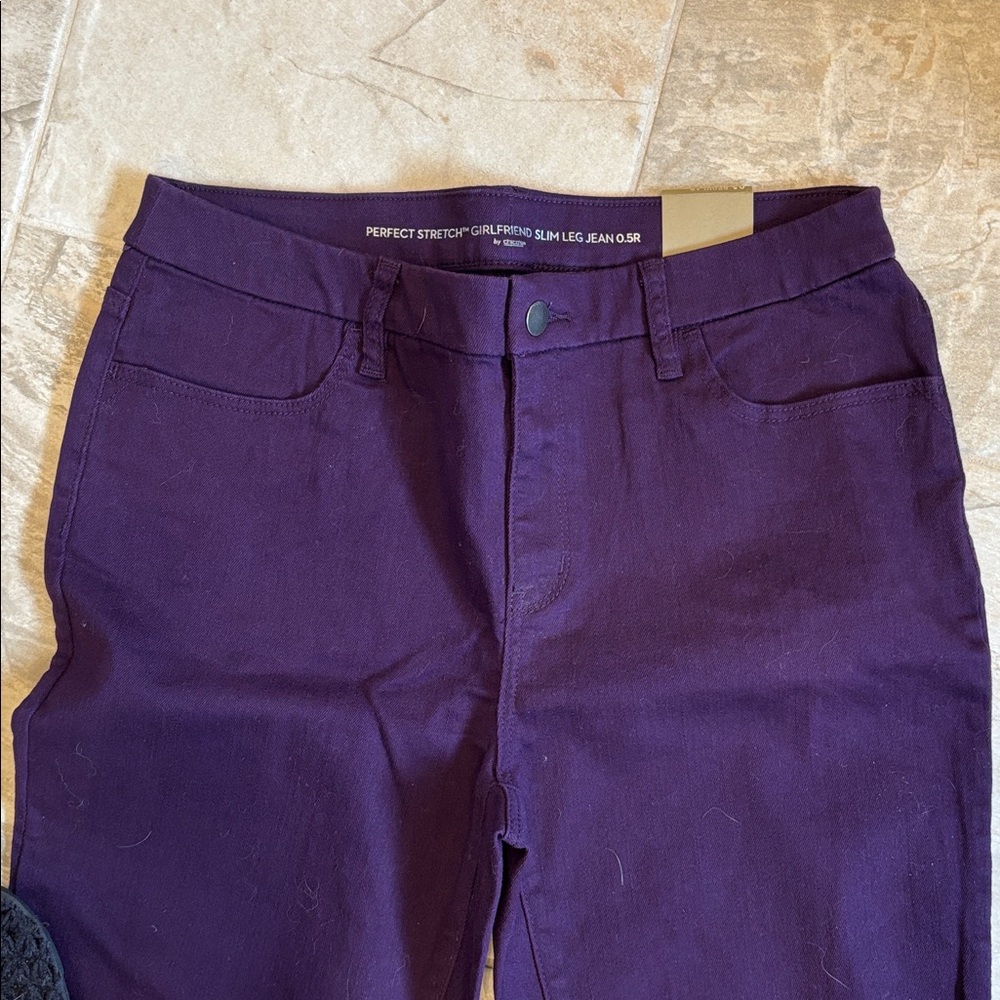 Chico’s NWT Perfect Stretch Girlfriend Slim Leg Jeans